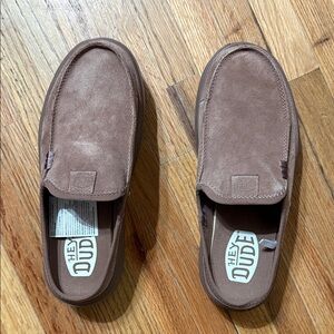 Hey Dude Women’s Suede Slip-On Loafers
